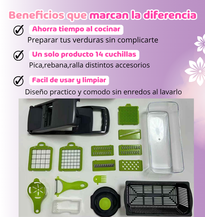 cortador de verduras practico