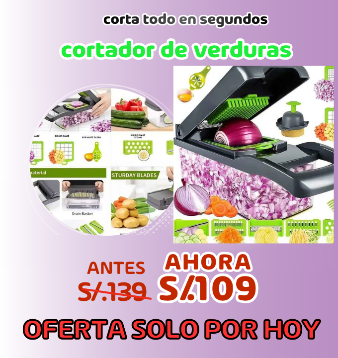 cortador de verduras practico